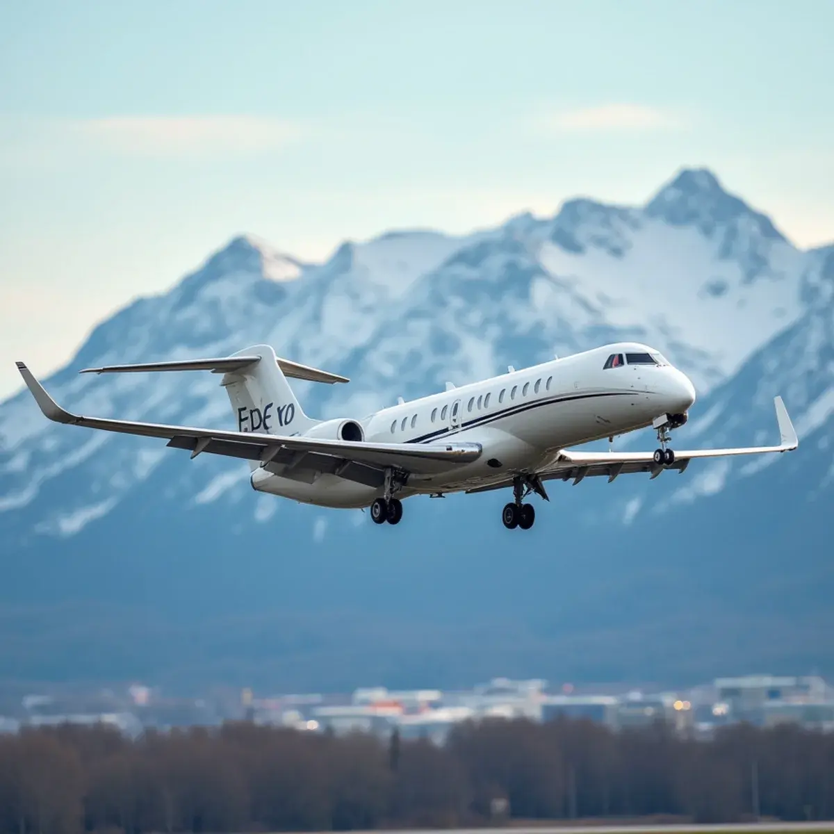 Flying to Alaska: Cheapest Months, Gateway Cities, and the Anchorage-Fairbanks Choice: a jet on approach over Anchorage with the Chugach Mountains snow-capped