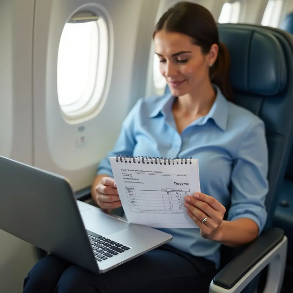 How Airline Flight Credits Work: a person at a laptop holding a printed voucher, calendar with an expiry date circled