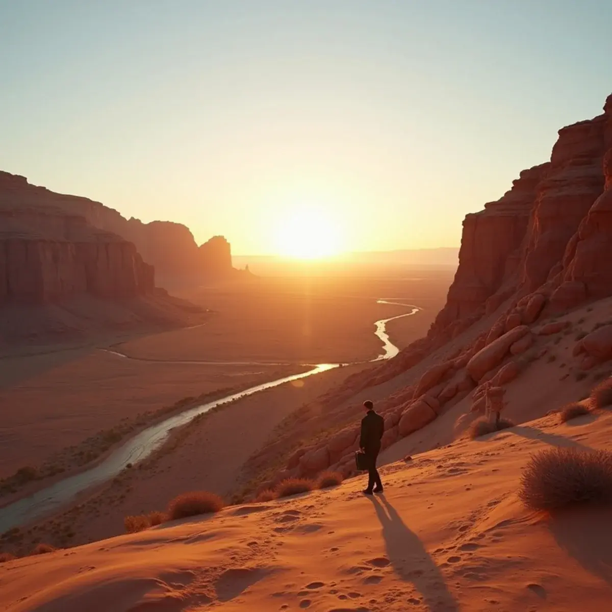 Flights to Nevada: Nevada Red Rock Canyon sandstone at golden hour outside Las Vegas